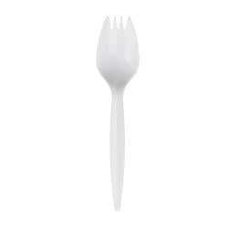 Prime Source® SPORK BULK PACK, MEDIUM WEIGHT, WHITE