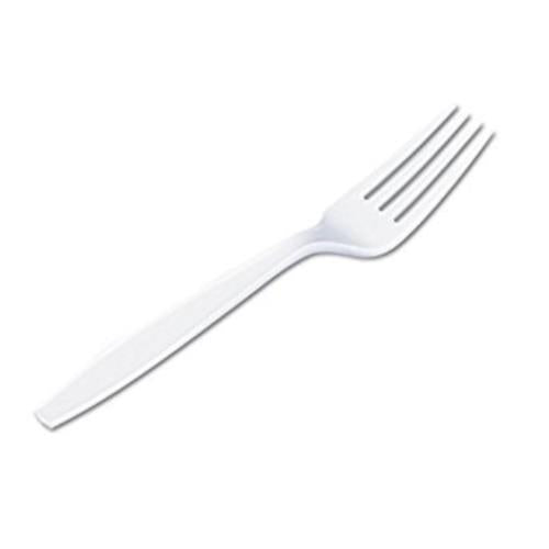 Prime Source® XHEAVY WEIGHT FORK BULK PACK, WHITE