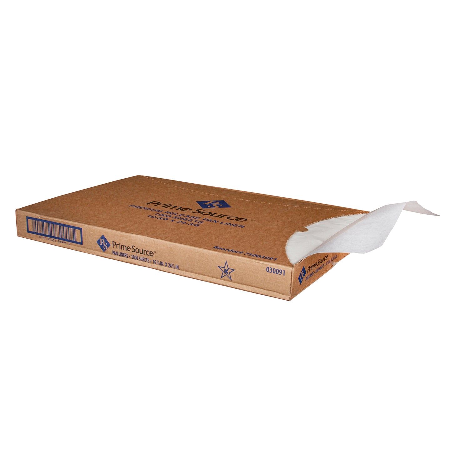 Prime Source® Silicone Pan Liner, White, 24 Lb, 16.38" x 24.38"