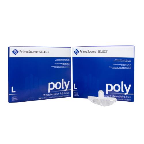 LARGE POLY BLOWN EMBOSSED GLOVE