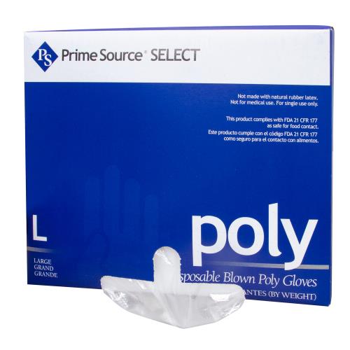 LARGE POLY BLOWN EMBOSSED GLOVE