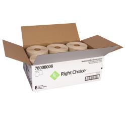 Right Choice™ Paper Hardwound Roll Towel 1-Ply, Kraft, 7.87" x 700'