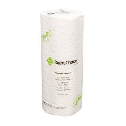 Kitchen Towel 2 Ply 85-Sheet, White, 11" x 7.8"
