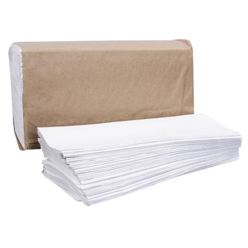 Paper Multifold Towel 1-Ply 250-Sheets, White, 9" x 9.45"