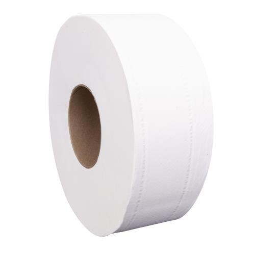 Right Choice ™ Paper JRT Toilet Tissue 2 Ply, White, Virgin Paper, 9" x 1000'
