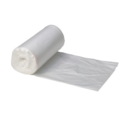 HDPE Can Liner Roll 8 Mic, Natural, 12/16 Gallon, 24" x 33"