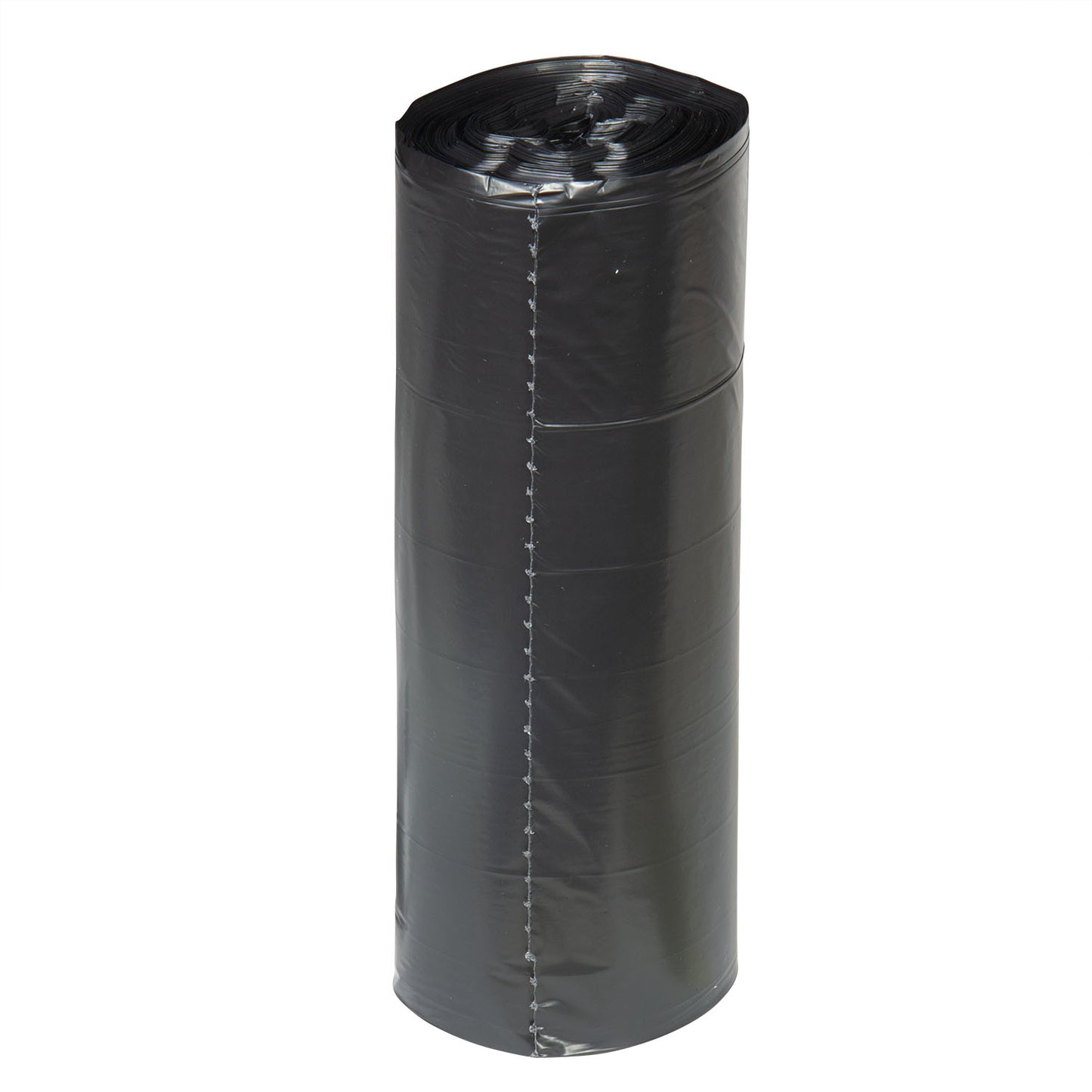 HDPE 33 GAL CAN LINER, ROLL, BLACK, 33" x 40", 16 mic, 250/CS