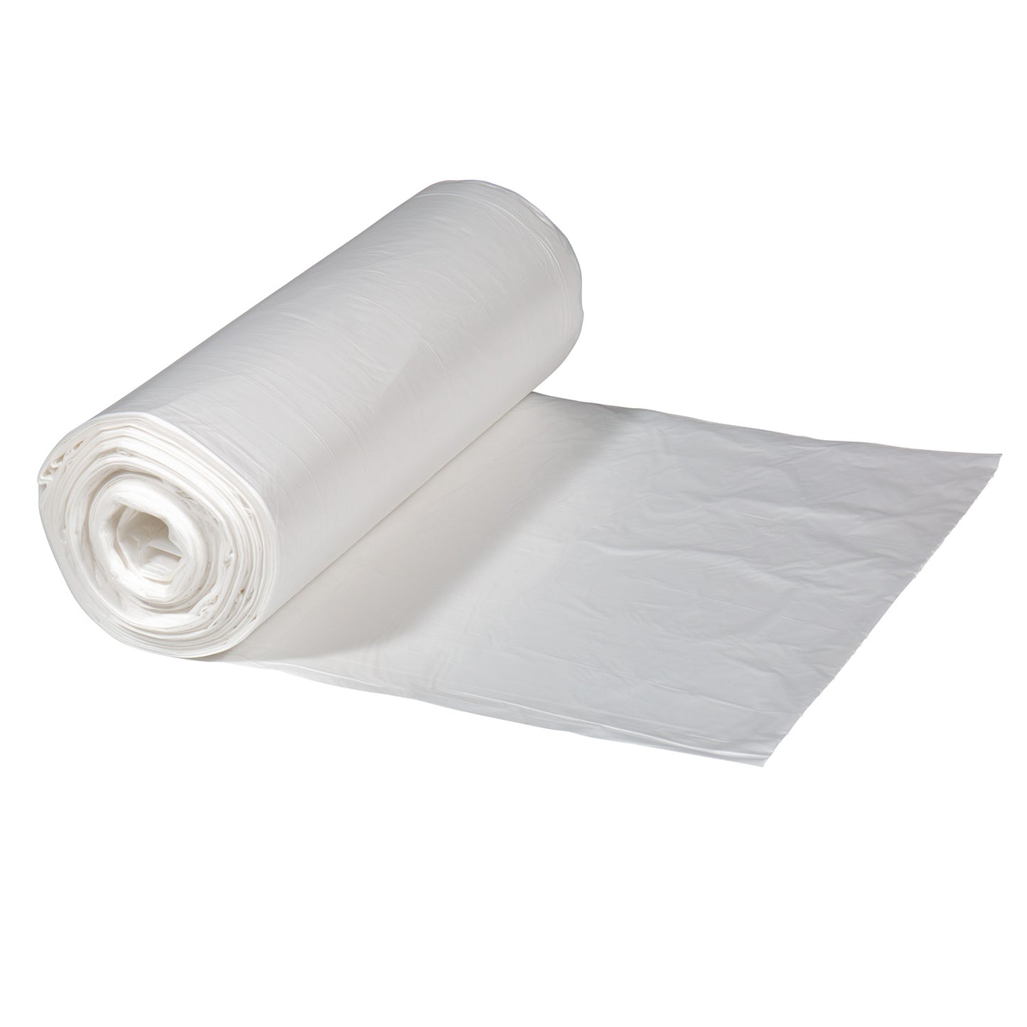 HDPE CAN LINER ROLL, NATURAL 60 Gal, 16 Mic, 38" x 60"
