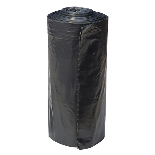 Right Choice™ LLDPE (Repro) 55-Gal Can Liner Roll, Black, 36" x 58", 1.2 mil, 1/CS/100