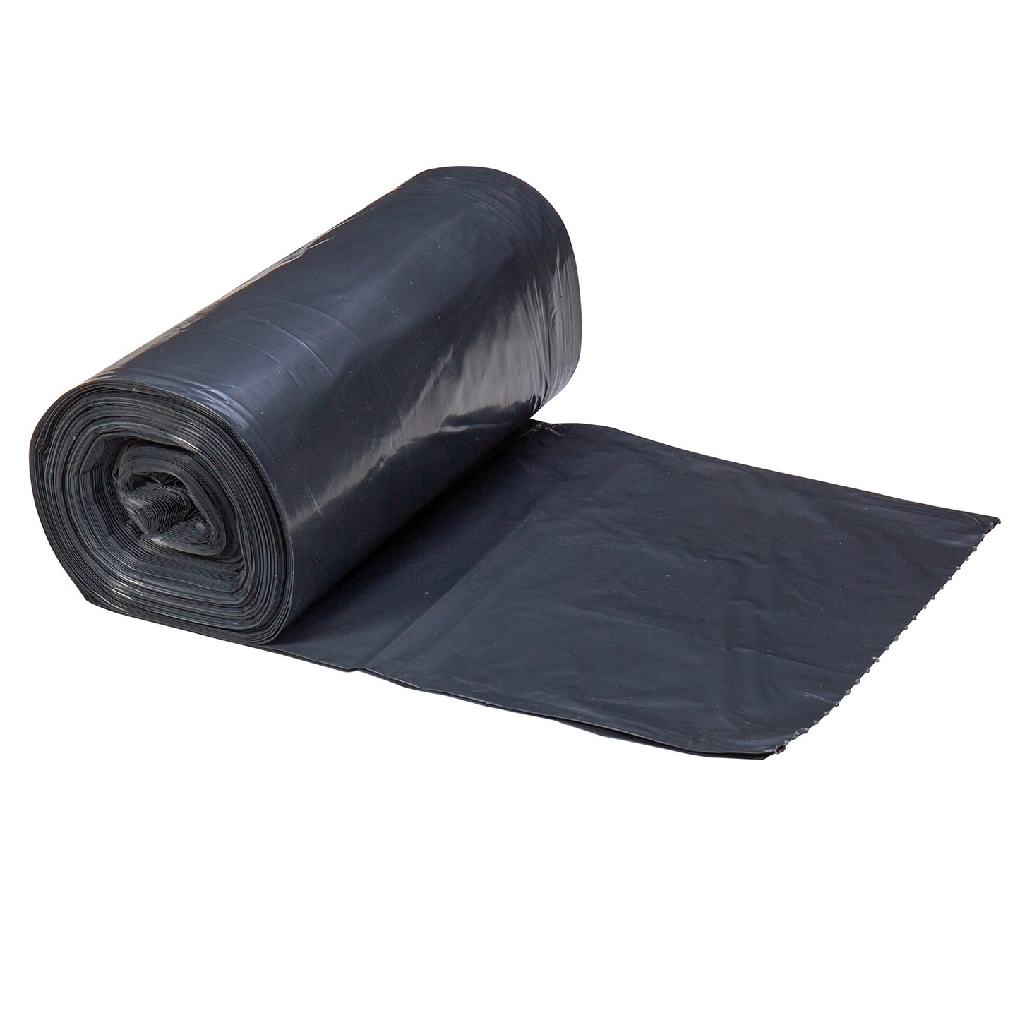 Right Choice™ LLDPE (Repro) 55-Gal Can Liner Roll, Black, 36" x 58", 1.2 mil, 1/CS/100