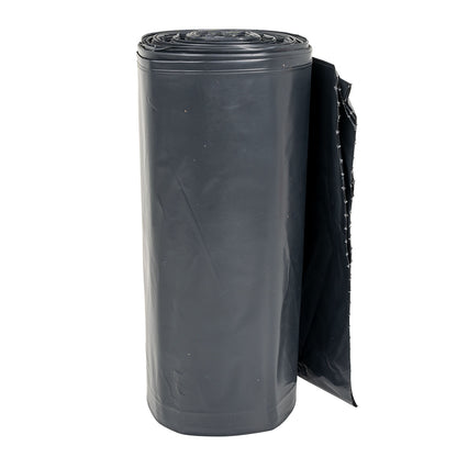 LDPE Can Liner Roll, Black, 60 Gal, 1.5 Mil, 38" x 58"