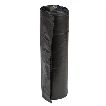 LDPE 40/45-Gal Can Liner Roll, Black, 40" x 48", 1.25 Mil 100/CS