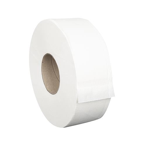 Right Choice™ JRT Toilet Tissue 2-Ply, White, Recycled Paper, 9" x 700'