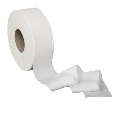Right Choice™ JRT Toilet Tissue 2-Ply, White, Recycled Paper, 9" x 700'