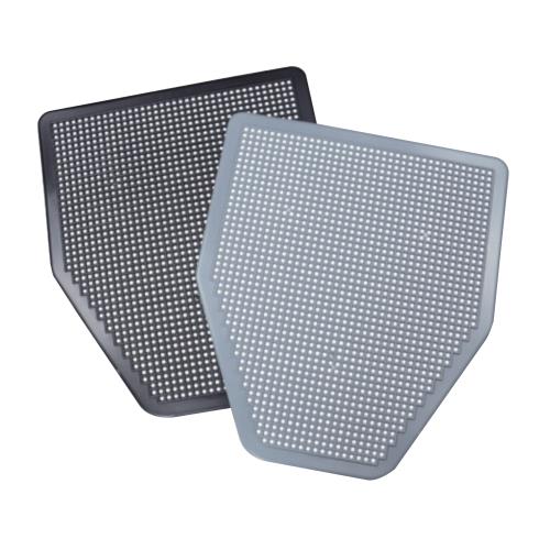Gray Polypropylene Disposable Urinal Mat