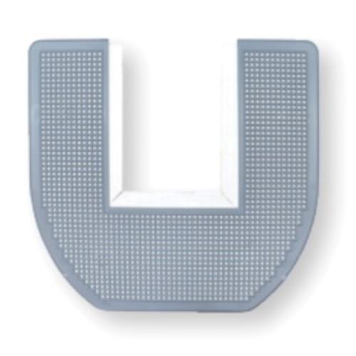 DISPOSABLE COMMODE FLOOR MAT, GREY, 6/CS