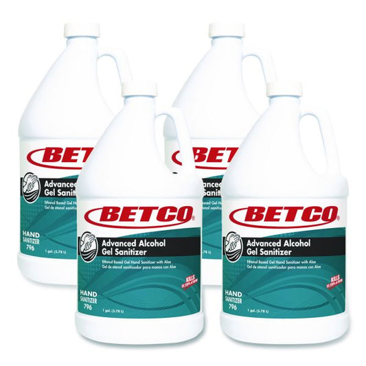 BETCO ADVANCED ALCOHOL GEL SANITIZER, 4GAL/CS