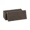 HEAVY-DUTY BROWN SPONGE PADS, 4" x 10", 5/CS