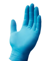 2X BLUE POWDER FREE NITRILE GLOVE
