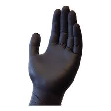 SMALL BLACK POWDER FREE NITRILE GLOVE